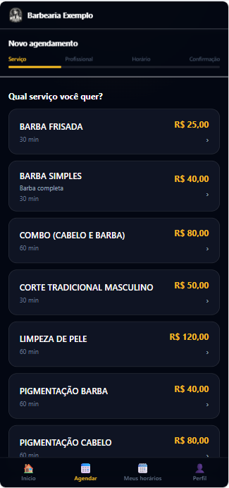 Sysmov Agenda — 3. Serviço