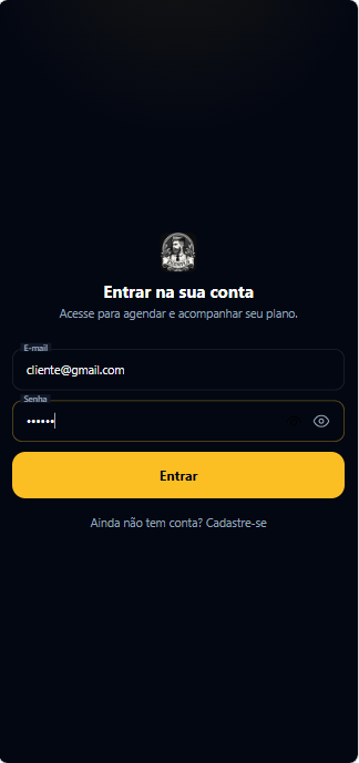 Sysmov Agenda — 1. Login