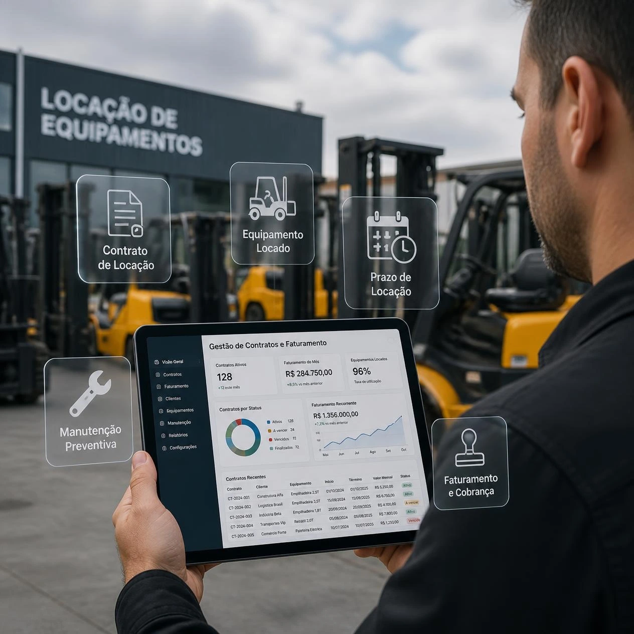 Sistema ERP para locação